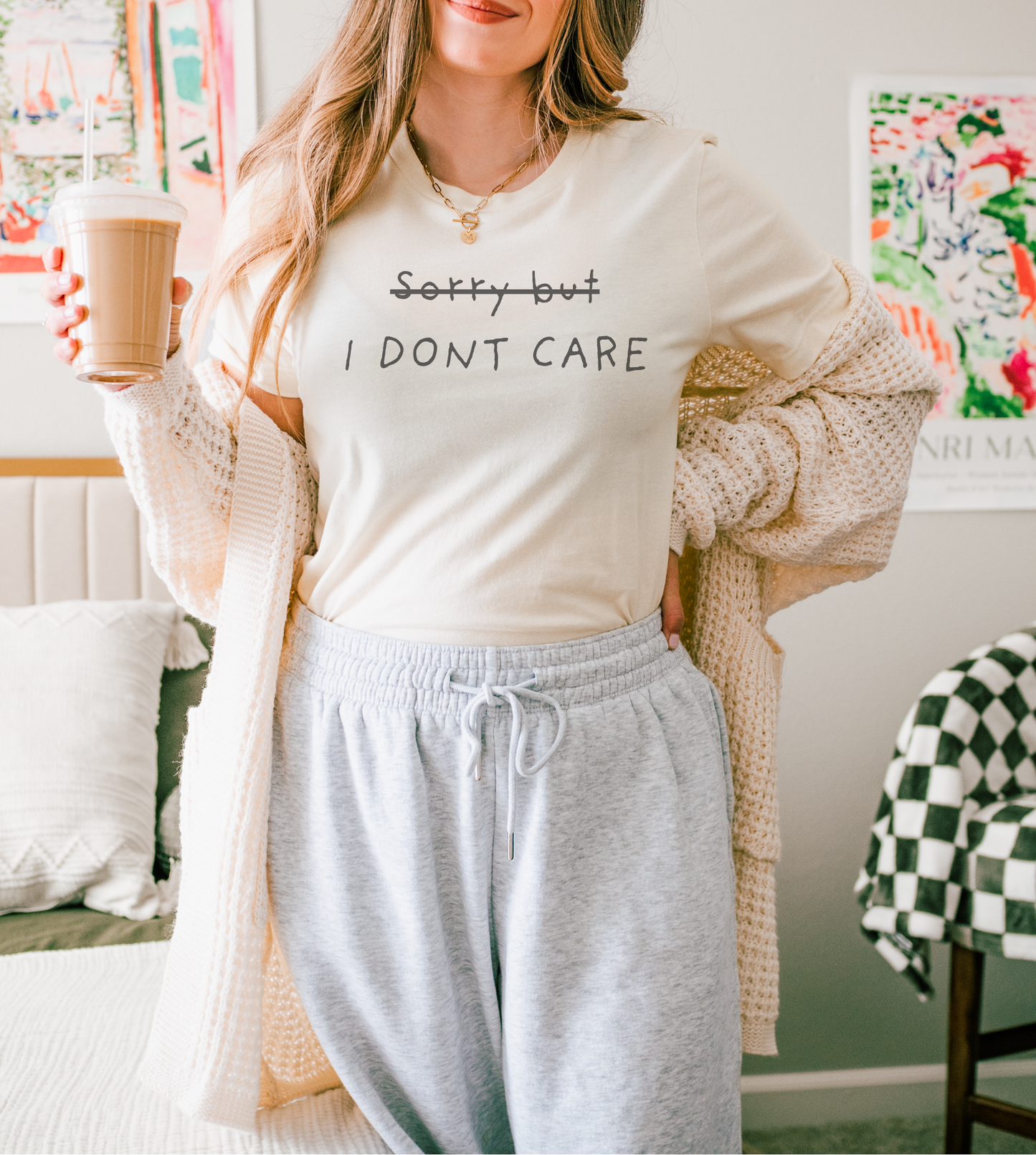 Sorry I don't Care Short-Sleeve Unisex T-Shirt