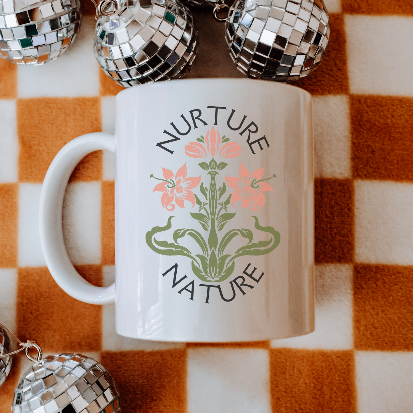 Nurture Nature Flower Mug