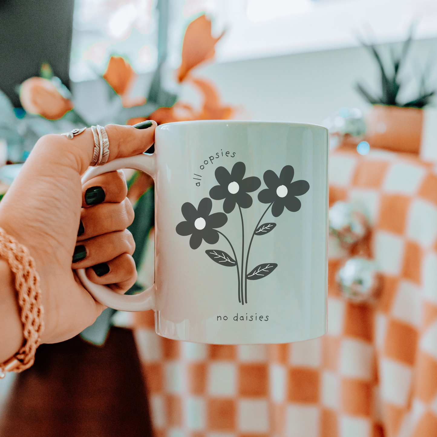 All Oopsie No Daisies Flower Mug