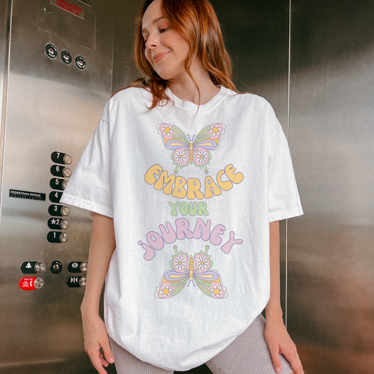 Embrace Your Journey Butterfly Short-Sleeve Unisex T-Shirt