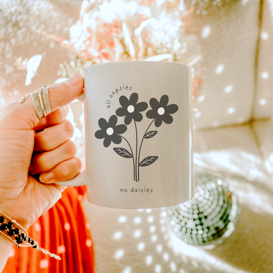 All Oopsie No Daisies Flower Mug